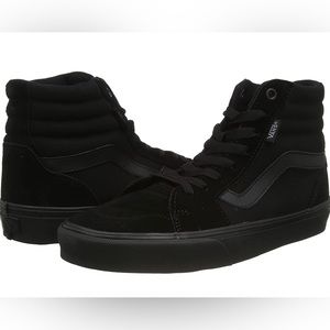 Vans Mens Size 9 Hi-Top Trainers Sneaker Black